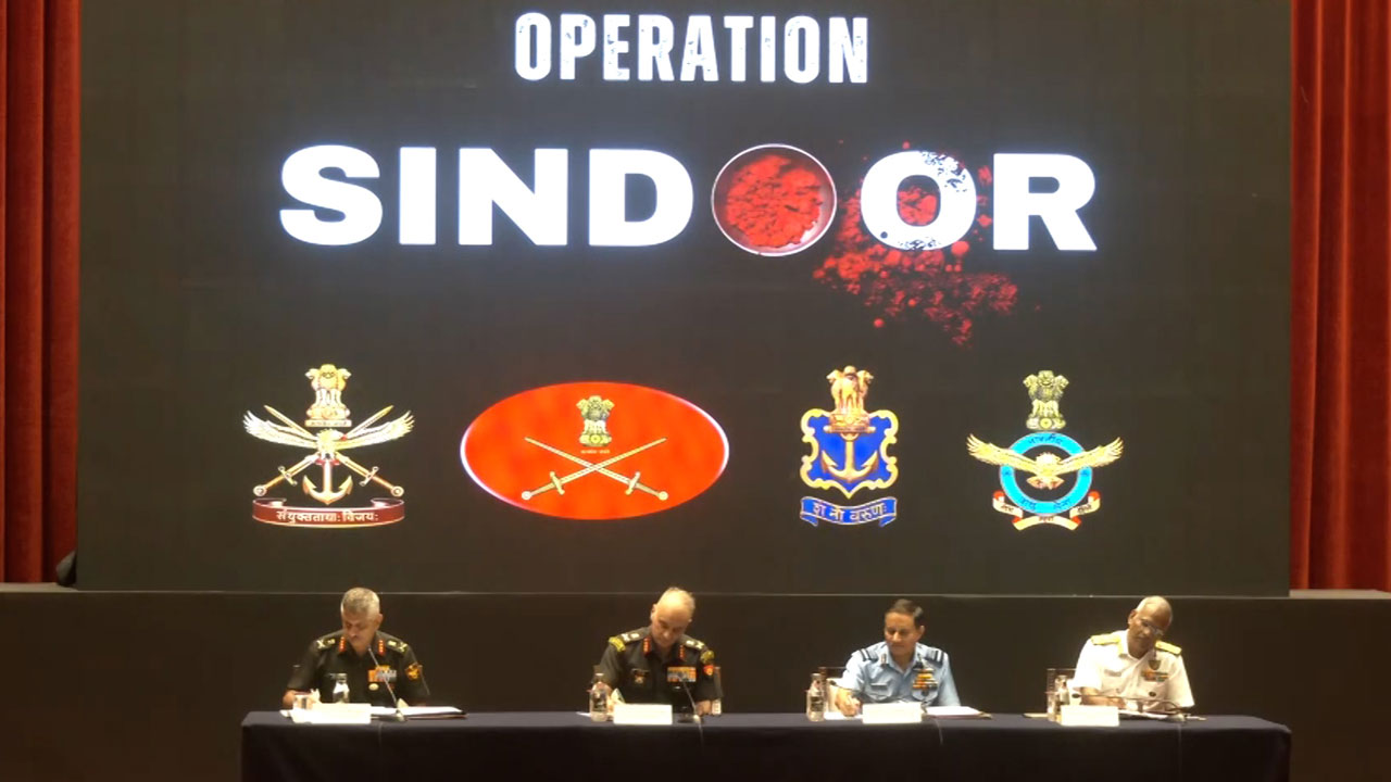 Indian Armed Forces Address Joint Press Conference In Honour Of 1 Year Of Op Sindoor