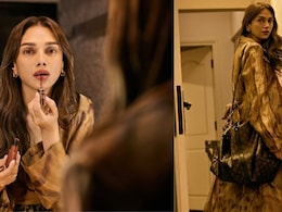 Aditi Rao Hydari Pairs Rs 37,000 Trench Coat With A Rs 2.5 Lakh LV Bag Ahead Of Cannes Red Carpet