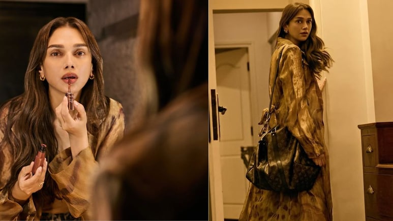 Aditi Rao Hydari Pairs Rs 37,000 Trench Coat With A Rs 2.5 Lakh LV Bag Ahead Of Cannes Red Carpet