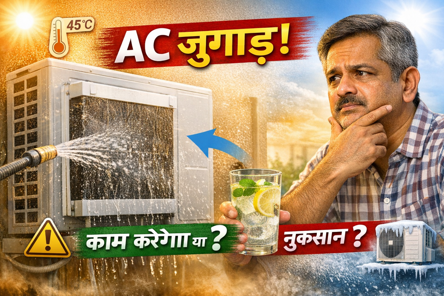 AC cooling tips: क्या आउटडोर यूनिट पर कूलर पैड लगाने से बढ़ती है कूलिंग? जानिए सच और खतरा