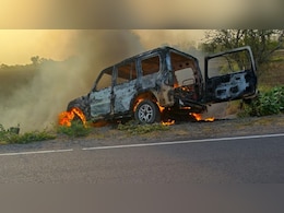 स्&zwj;कॉर्प&zwj;ियों में कांग्रेस नेता, पत्नी, मां और भांजी के साथ जिंदा जले, हत्या की आशंका