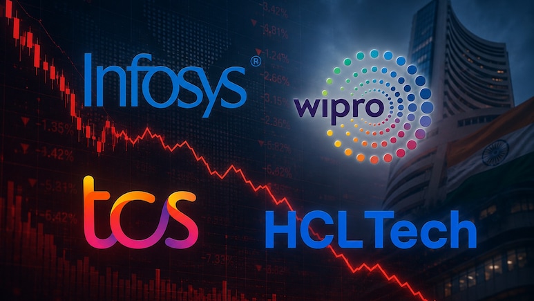 Nifty IT Loses Rs 50,000 Crore In Market Capitalisation In 15 Minutes As TCS, HCLTech, Infosys Fall