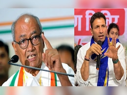 कांग्रेस के मंच पर ही दिखा घमासान; दिग्विजय सिंह vs जीतू पटवारी, &ldquo;गुरु-चेला&rdquo; पर BJP का तंज
