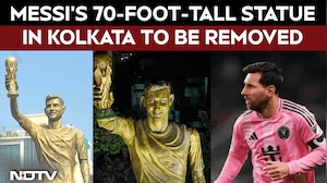 West Bengal News | Kolkata&rsquo;s Giant Messi Statue To Be Removed After Swaying Scare