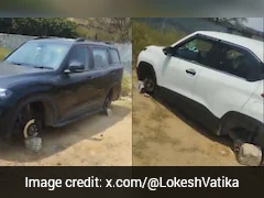 Thieves Steal Tyres, Rims From Several Cars In Gurugram, Locals Question Cops