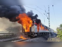 Massive Fire Erupts In Delhi-Bound Rajdhani Express Near Ratlam