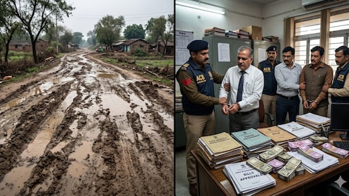 ACB का PWD के 3 इंजीनियर-ठेकेदार पर बड़ा एक्शन, बिना सड़क बनाए करा लिया था भुगतान