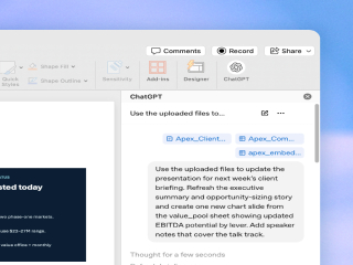 अब ChatGPT बना देगा पूरा PowerPoint प्रेजेंटेशन, OpenAI ने लॉन्च किया नया फीचर
