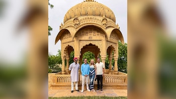 Tiffany Trump Visits Jaisalmer's Sonar Fort, Explores City