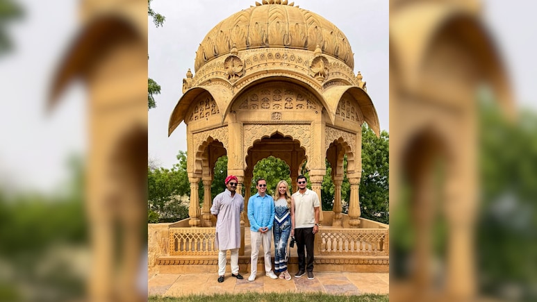 Tiffany Trump Visits Jaisalmer's Sonar Fort, Explores City