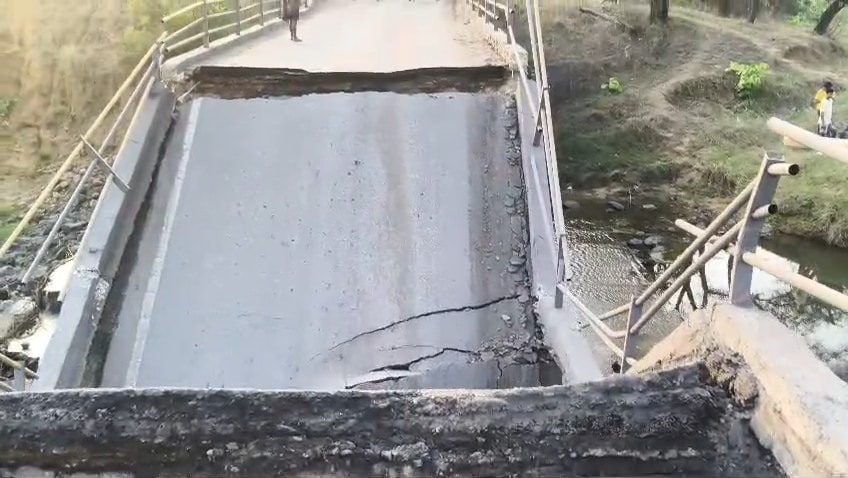 Bridge Collapse Chhattisgarh: टूटा हुआ पुल