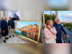 'Kashi In Rome': PM Modi Receives Painting, Holds Talks With Italian PM Meloni