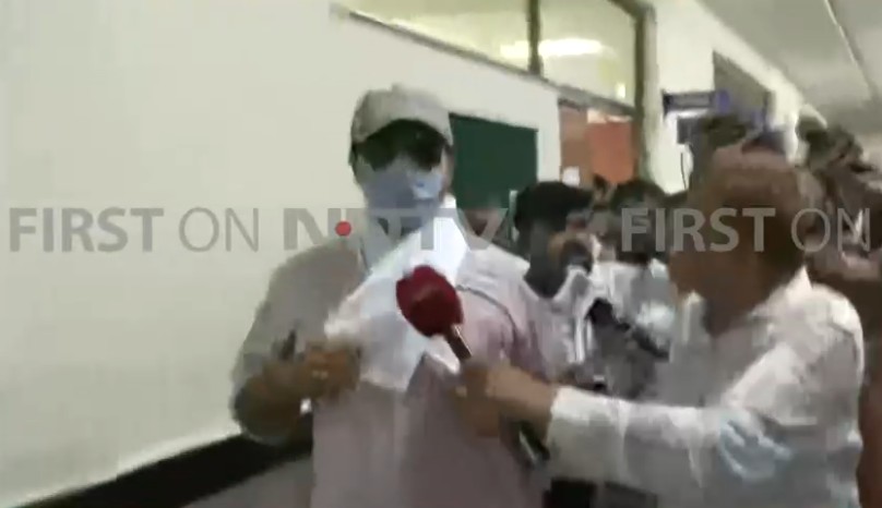ट्विशा शर्मा केस: पहली बार NDTV के कैमरे में कैद हुए समर्थ, कोर्ट में सरेंडर करने पहुंचे थे ट्विशा के पति