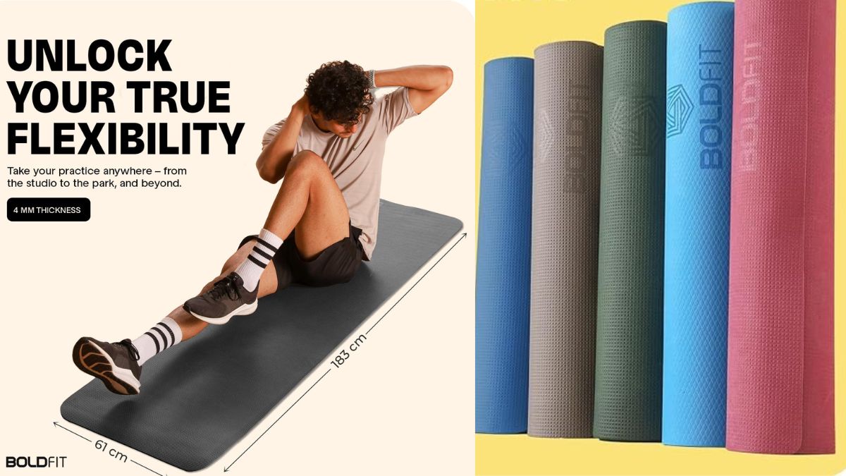 5 Best Yoga Mats Under ₹1000 for Home Workouts: These yoga mats provide complete support for all activities. 5 Best Yoga Mats Under ₹1000 for Home Workouts: These yoga mats provide complete support for all activities.