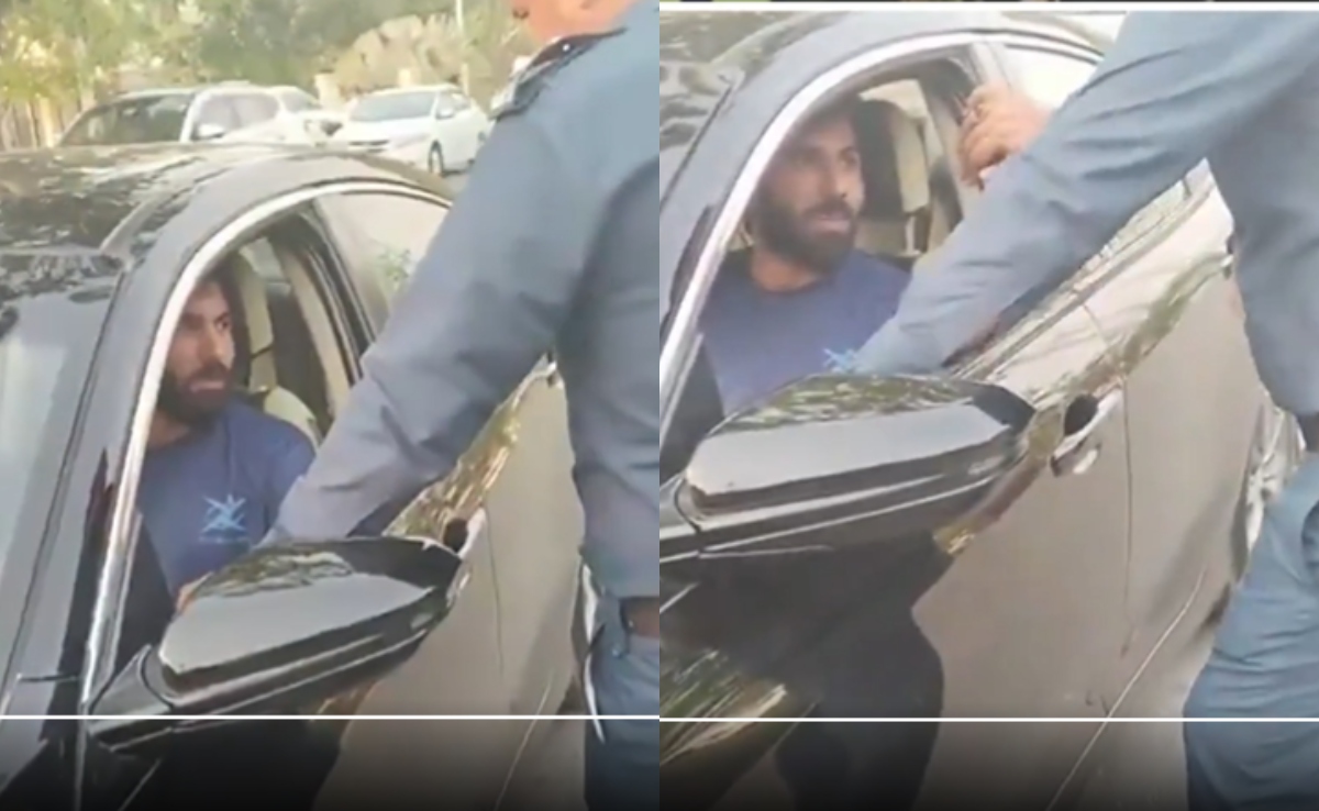 Watch: Pak Star Caught By Traffic Police Without Seat Belt. This Happens Next