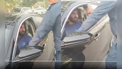 Watch: Pak Star Caught By Traffic Police Without Seat Belt. This Happens Next