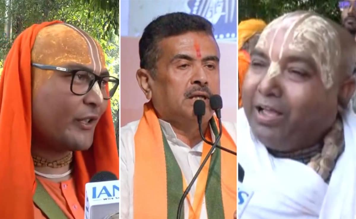 शुभेंदु के शपथ ग्रहण में नेताओं के साथ-साथ साधु-संतों का भी जमावड़ा, कहा- आज से राम राज्य शुरू