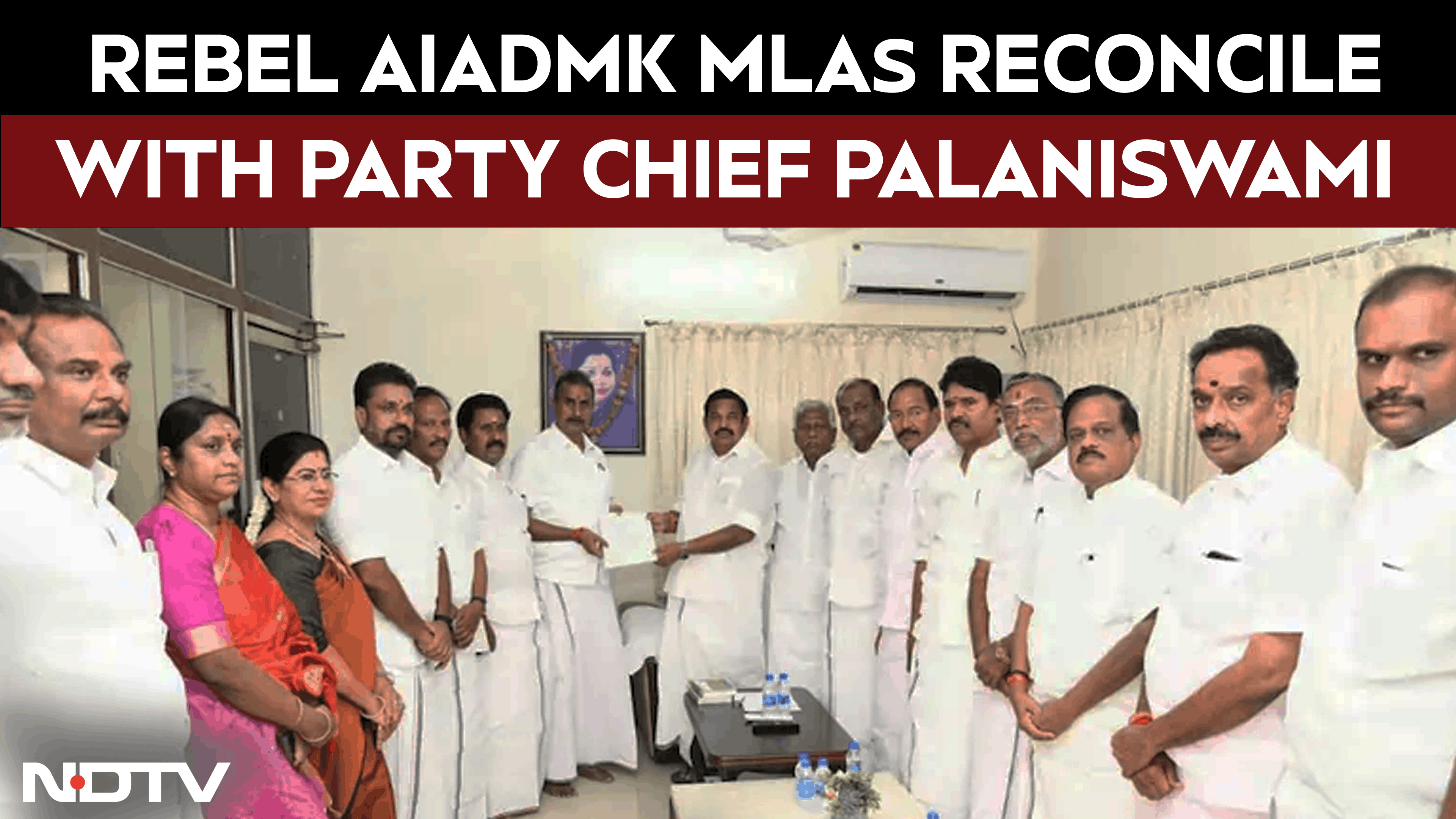 Rebel AIADMK MLAs Reconcile With E Palaniswami Days After Backing Vijay's TVK