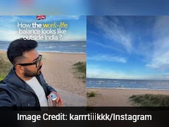 Indian Man In UK Takes 5 PM Beach Walk, Highlights Work-Life Balance, Calls Life 