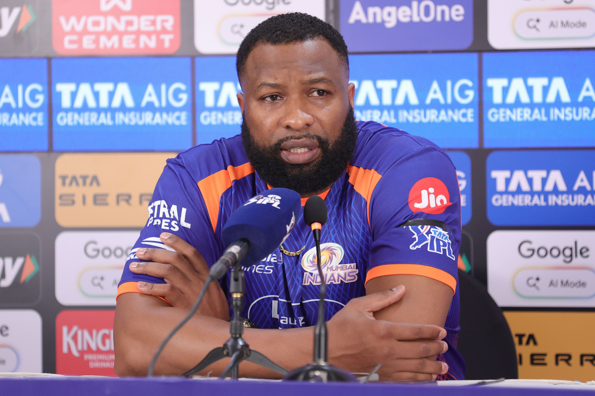Kieron Pollard Reprimanded By BCCI For "Audible Obscenity", Handed Hefty Fine