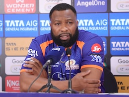 Mumbai Indians Coach Kieron Pollard Reprimanded By BCCI For "Audible Obscenity", Handed Hefty Fine