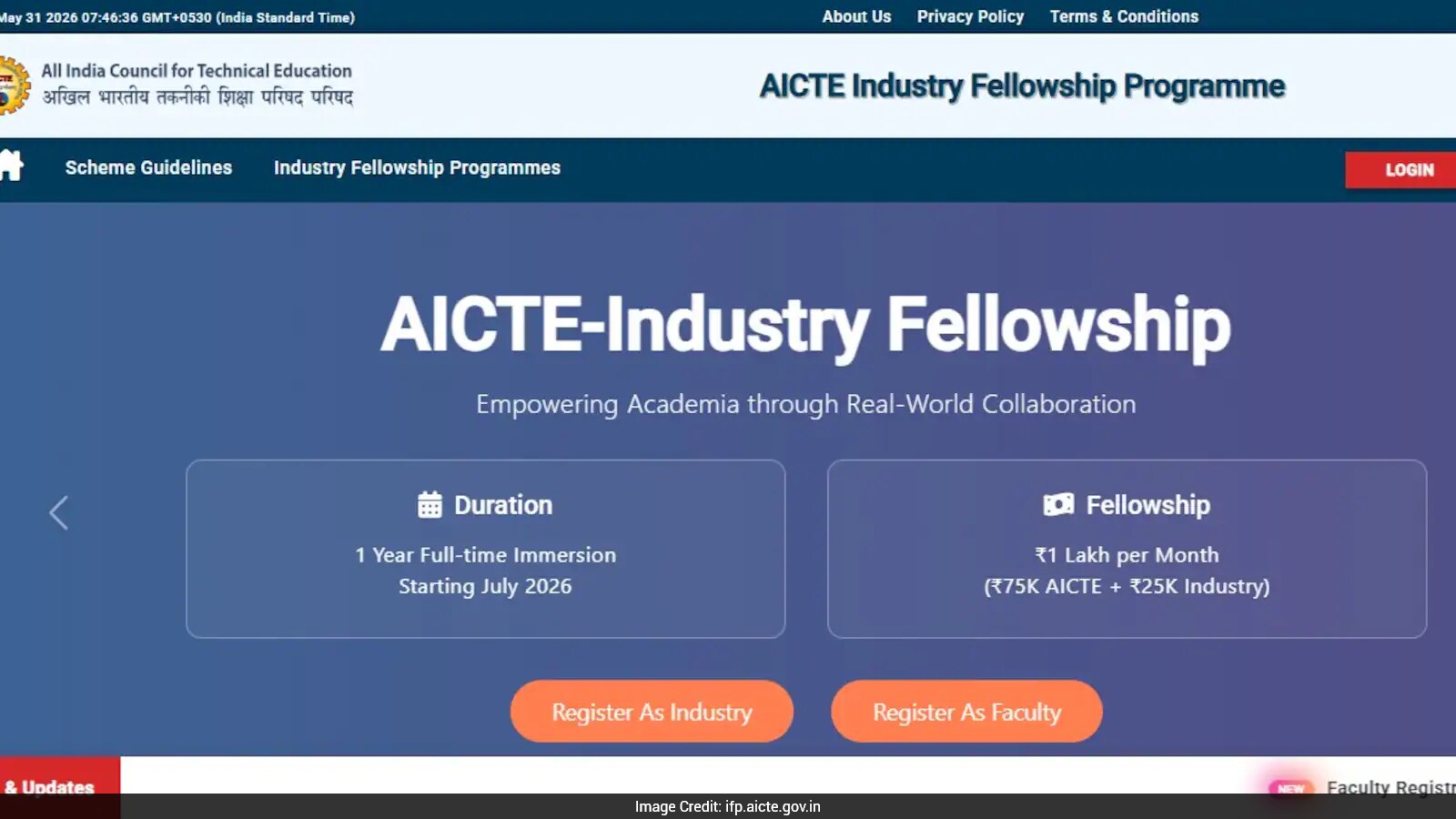 All India Council For Technical Education Fellowship 2026 Offers Rs 1 