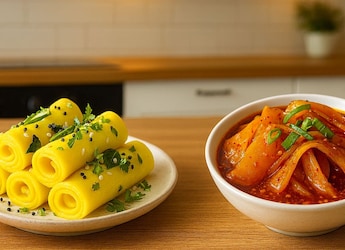 Why Khandvi And Laphing Look Similar But Taste Miles Apart
