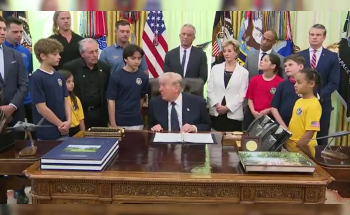 Bizarre Moment! Trump Tells School Kids Iran 'Was Two Weeks Away From Killing You'—Watch Video
