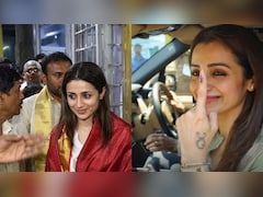 Actress Trisha Krishnan Visits Tirupati Temple On 43rd Birthday, Ahead Of Tamil Nadu Poll Results