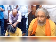 बंगाल में खिला कमल तो धनबाद में गूंजा 'मुंडन मंत्र', BJP नेता ने 1 साल बाद कटवाई दाढ़ी; जश्न में बांटी झालमुड़ी