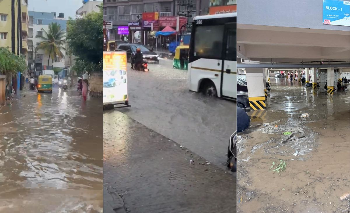 Bengaluru Left Waterlogged, Traffic Hit After Heavy Rain