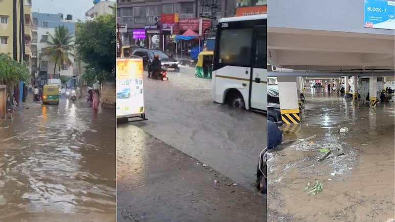 Bengaluru Left Waterlogged, Traffic Hit After Heavy Rain