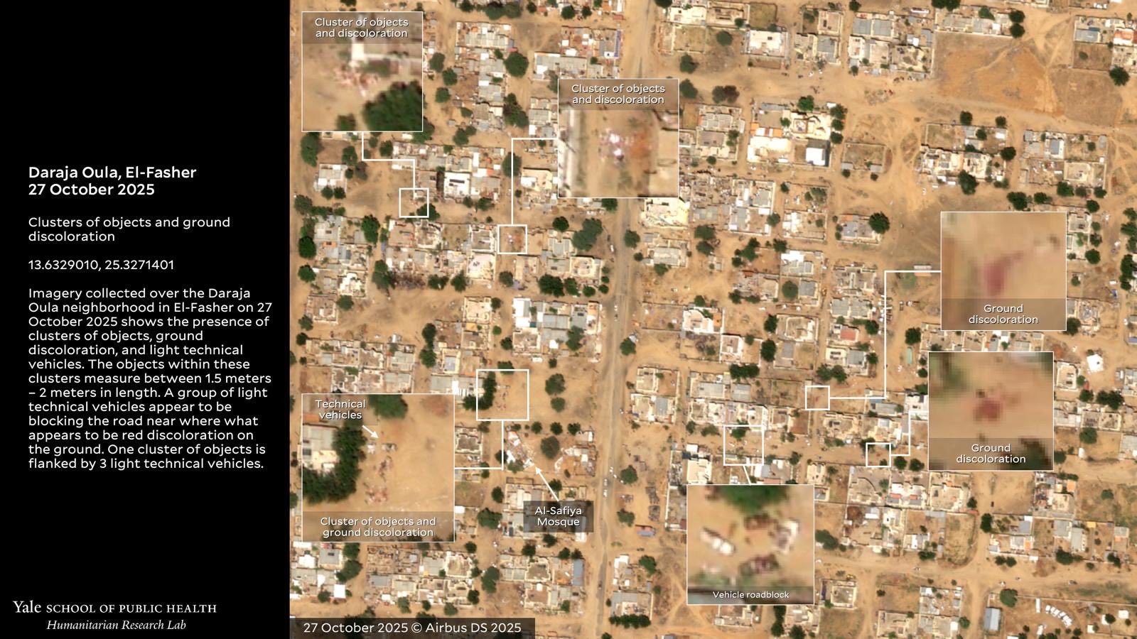 Satellite images capture the killings in Darfur. 