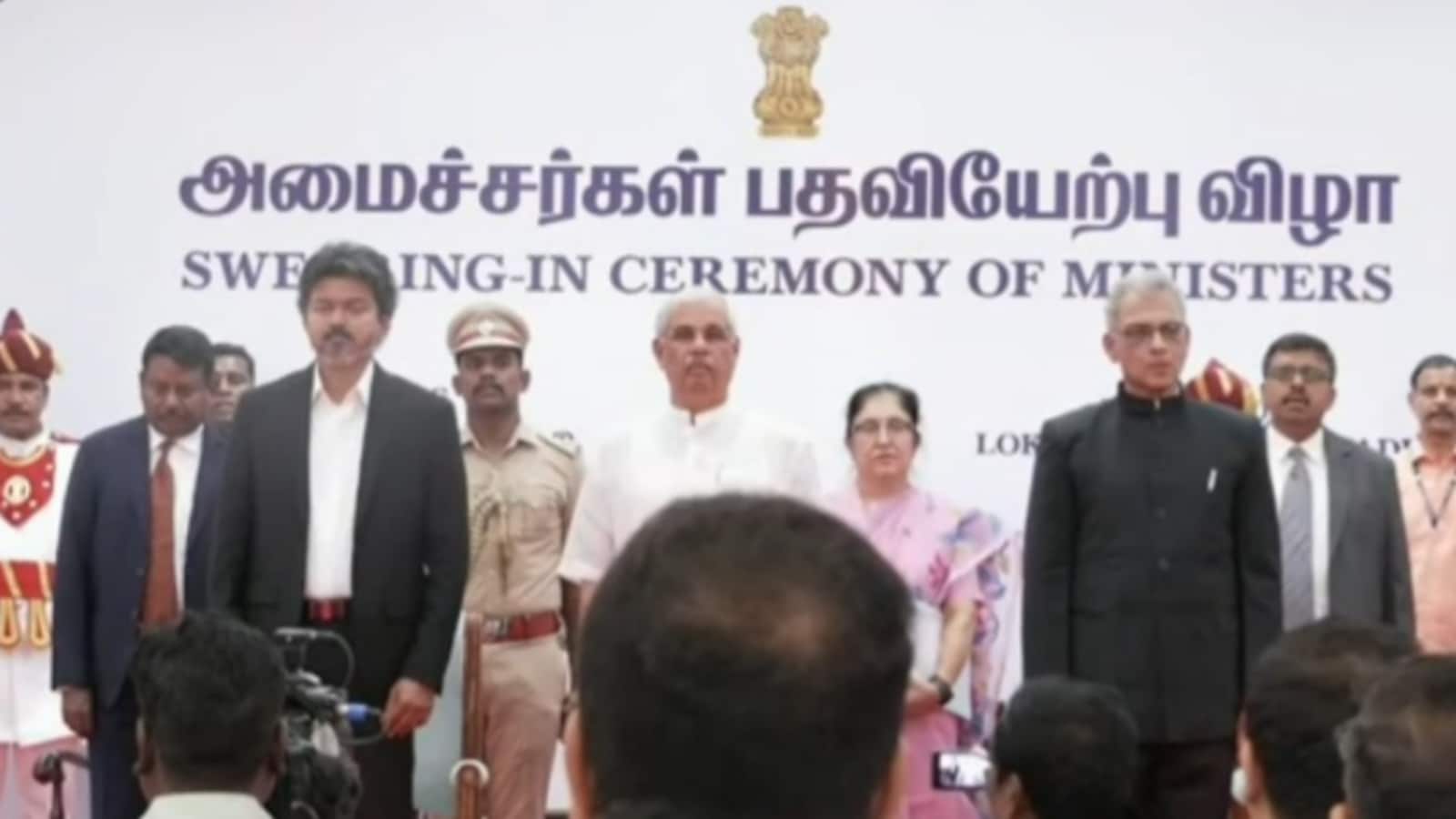 21 TVK, 2 Congress MLAs Take Oath In Vijay's Cabinet, No IUML Or VCK For Now