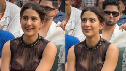Watch: Sara Stunned By Host's Remark About Recognising Actors From Behind