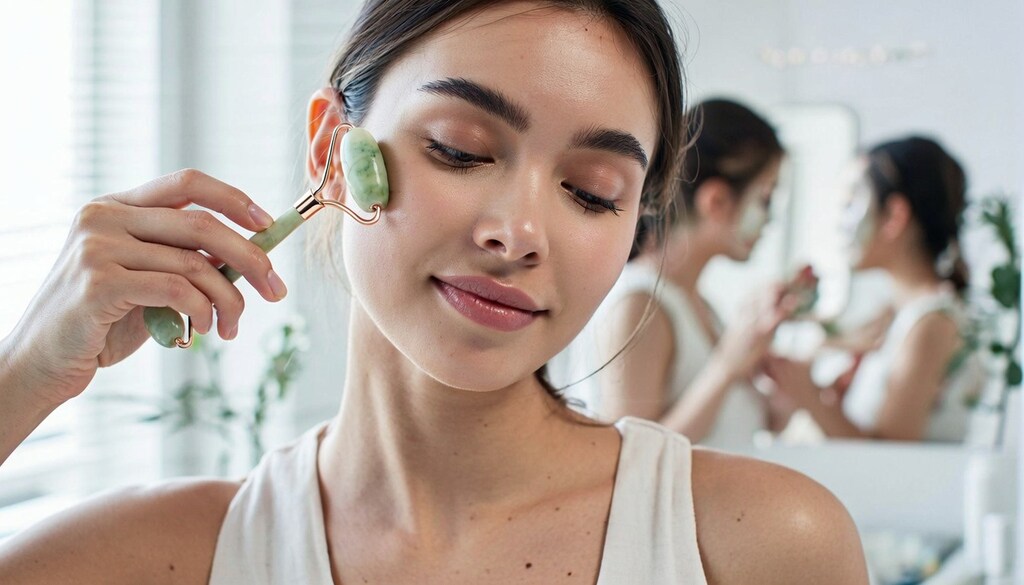 Discover the correct way to use face rollers for a healthy and glowing complexion. Discover the correct way to use face rollers for a healthy and glowing complexion.