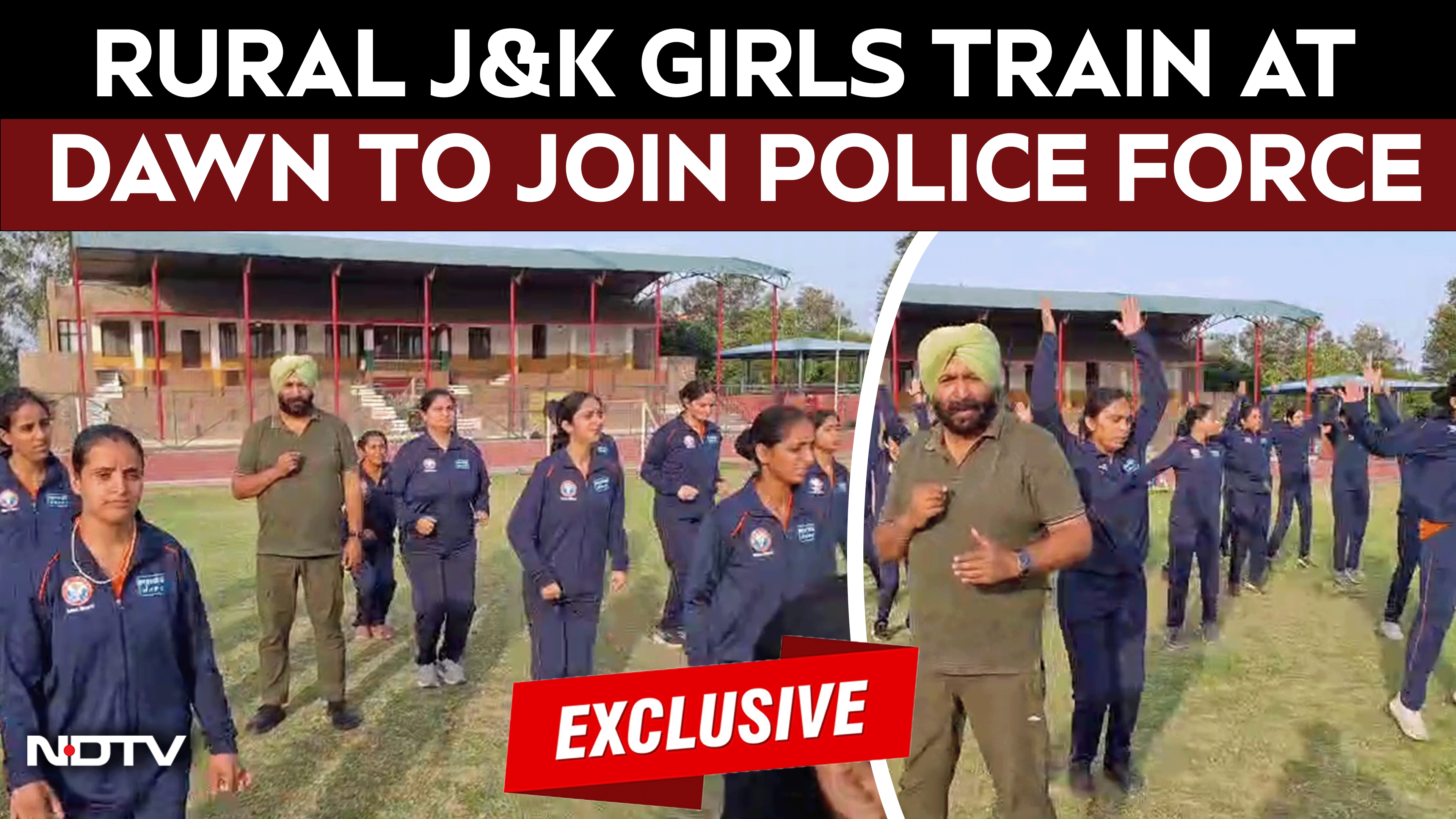 Jammu Kashmir News | J&K’s Rural Girls Train At Dawn to Wear Khaki, Serve Nation
