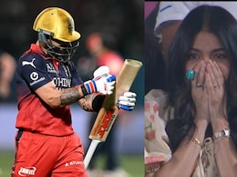 Virat Kohli Fumes After Dismissal Against Gujarat Titans. Anushka Sharma's Reaction Goes Viral