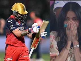 Virat Kohli Fumes After Dismissal Against Gujarat Titans. Anushka Sharmas Reaction Goes Viral
