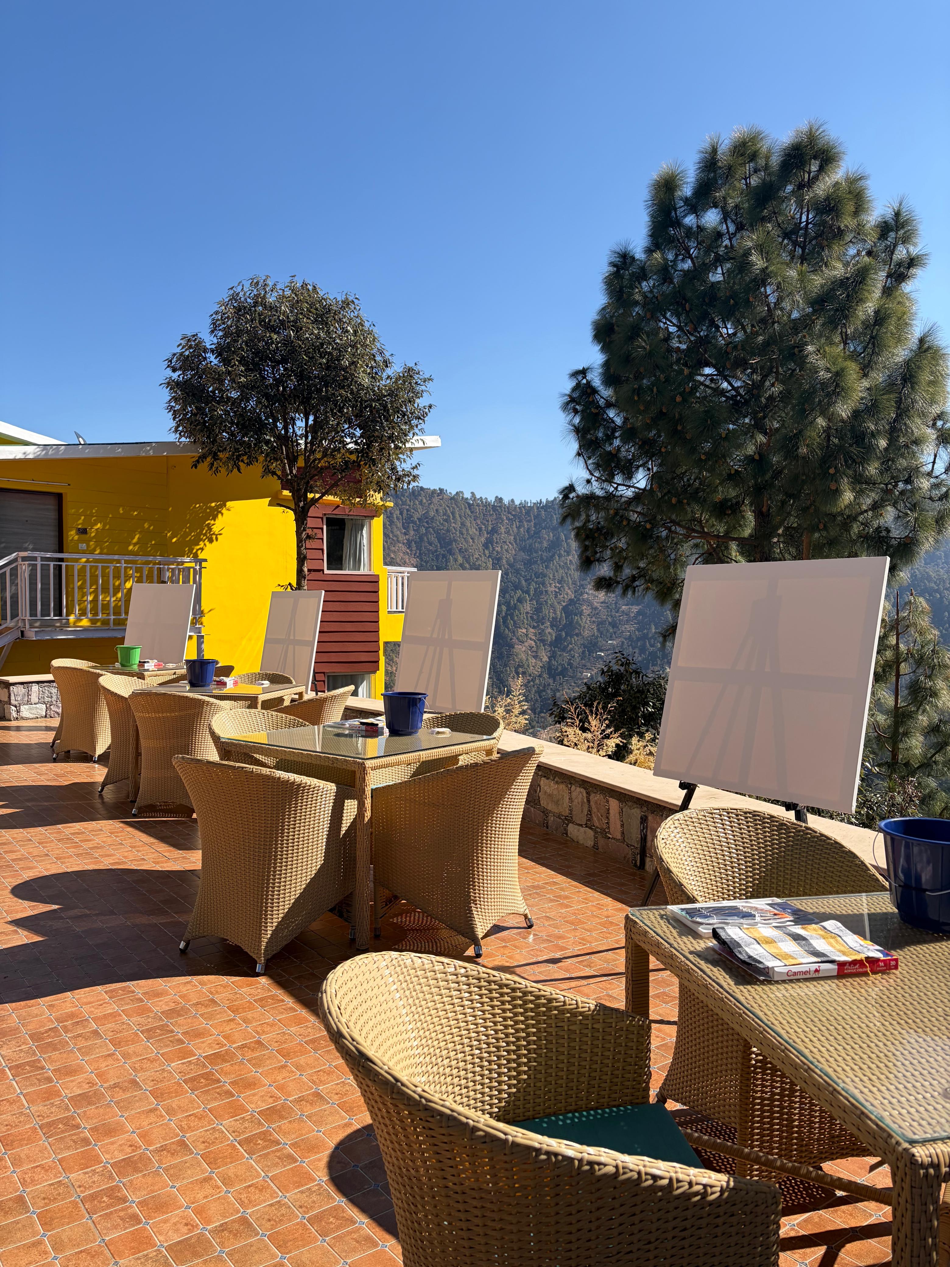 This Uttarakhand Hotel Is Full Of Paintings Artists Leave Behind Every Year