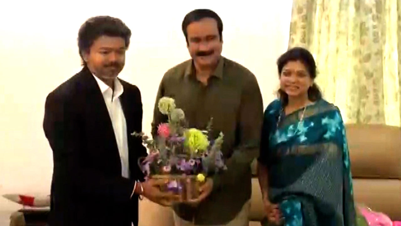 Tamil Nadu CM Vijay Meets PMK's Anbumani Ramadoss In Chennai