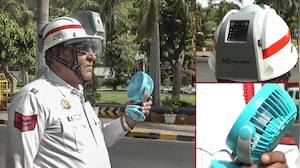 Delhi Traffic Police Test 'AC Helmets', Portable Fans To Tackle Heat