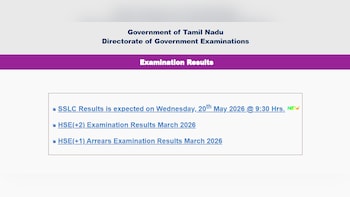 TN 10th Result 2026: Tamil Nadu SSLC Results OUT At @9:30 AM Today; Check Direct Link, Websites To Check Marksheet