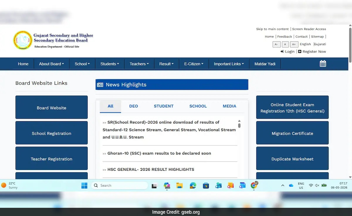 Gujarat Board Class 10 Result 2026 LIVE: GSEB SSC Scorecard Out Shortly At gseb.org, Direct Link, Offical Websites Here