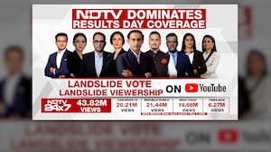 NDTV No.1 on Results Day: 43.82 Million YouTube Views, 2X Ahead of Rivals