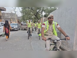 दिल्ली पुलिस ने शुरू की साइकिल पेट्रोलिंग, ईंधन भी बच रहा, गांव वालों से भी बढ़ा सीधा संपर्क