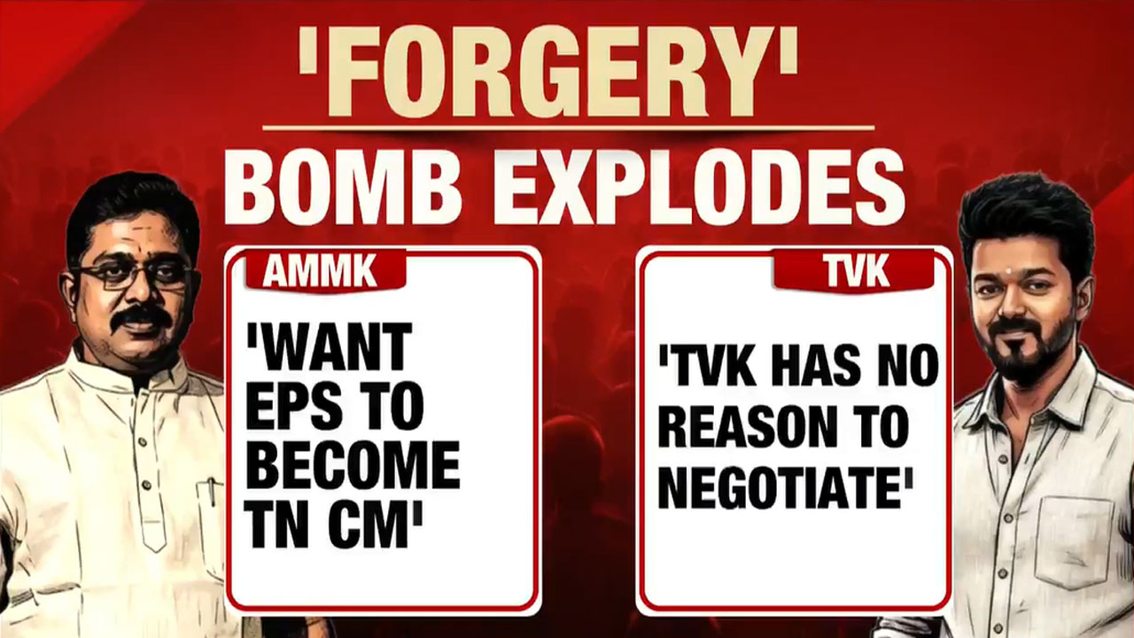 'No Talks With TVK': AMMK Chief TTV Dhinakaran Rubbishes Support Claims