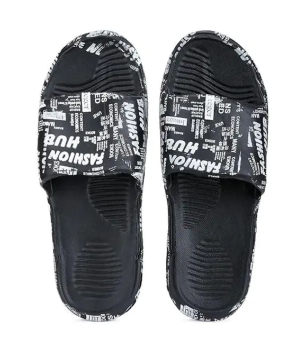 Click To Buy DRACKFOOT Men Black Sandals