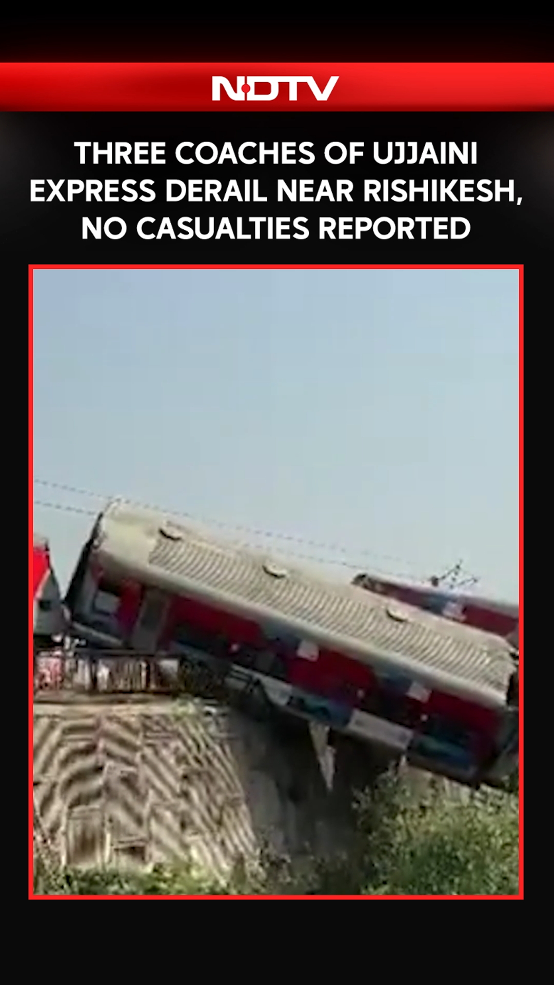 Three Coaches Of Ujjaini Express Derail Near Rishikesh, No Casualties Reported