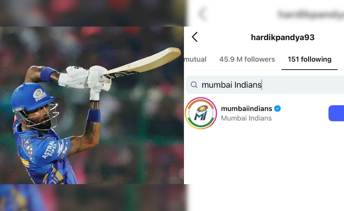 Did Hardik Pandya Unfollow Mumbai Indians On Instagram? Here’s The Fact Behind The Rumour